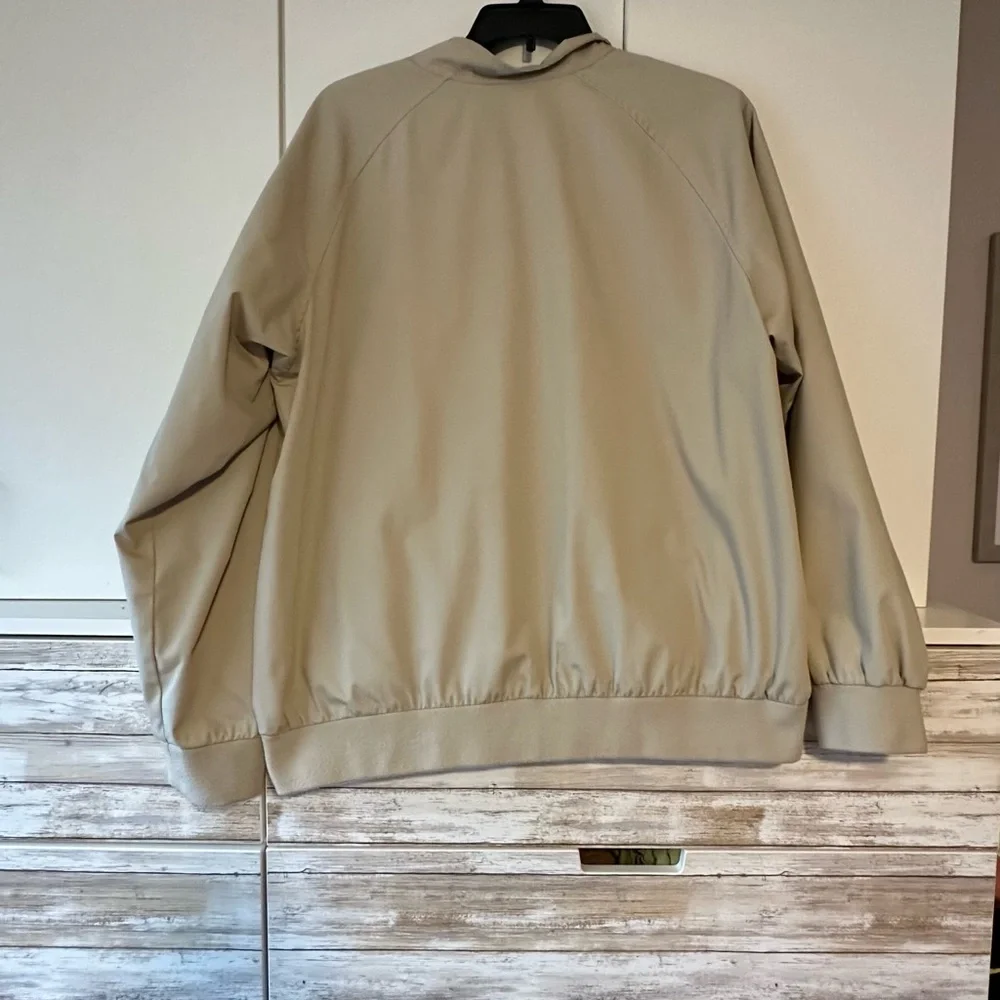 Classic Beige Bomber Jacket